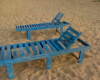 The bench on Candolim beach
